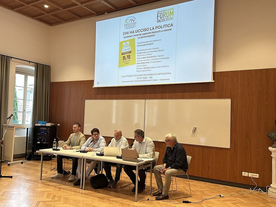 Presentato il volume “Chi ha ucciso la politica – quando e perché abbiamo iniziato a odiare la democrazia?” di Emanuele Cristelli